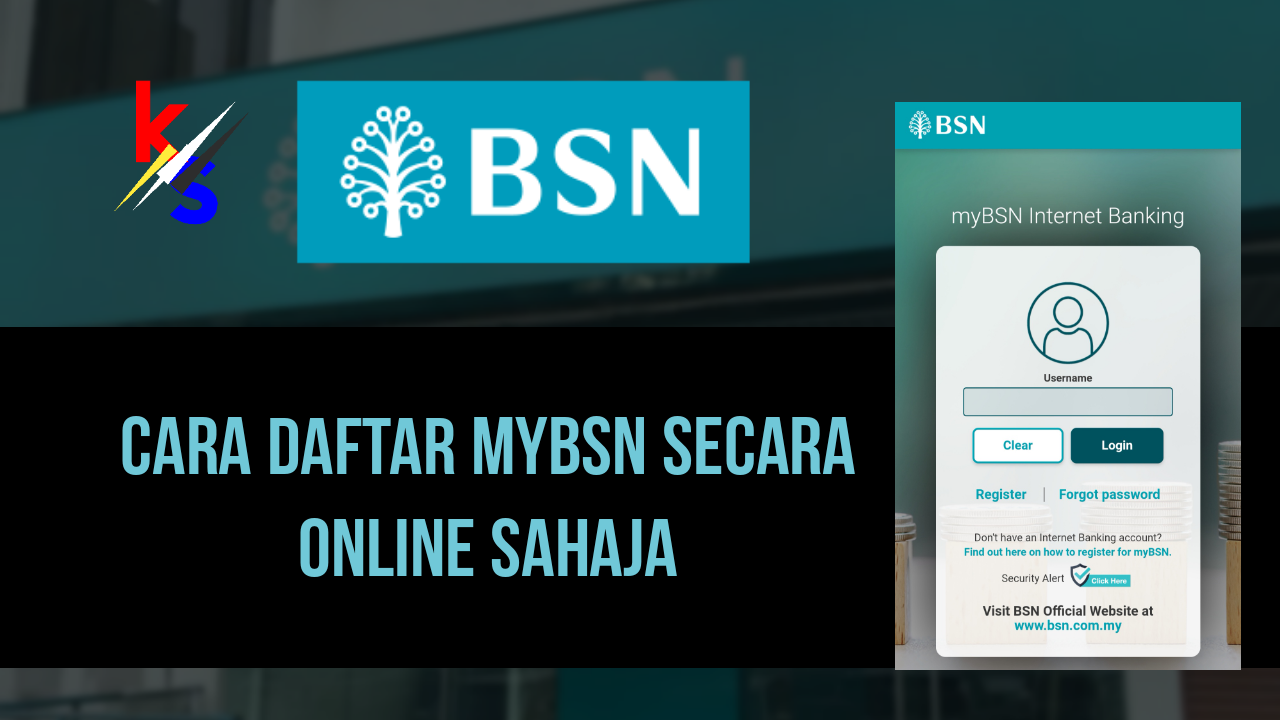 Cara buat bsn online banking 2021