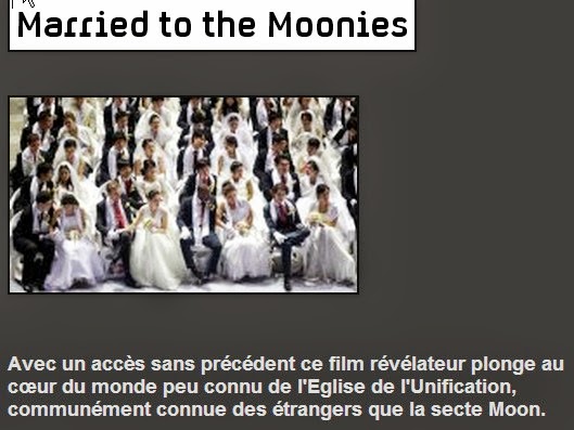 Secte Moon : Vidéos : Married to the moonies -Tragedy of 6 marys and in the kingdom of Moon