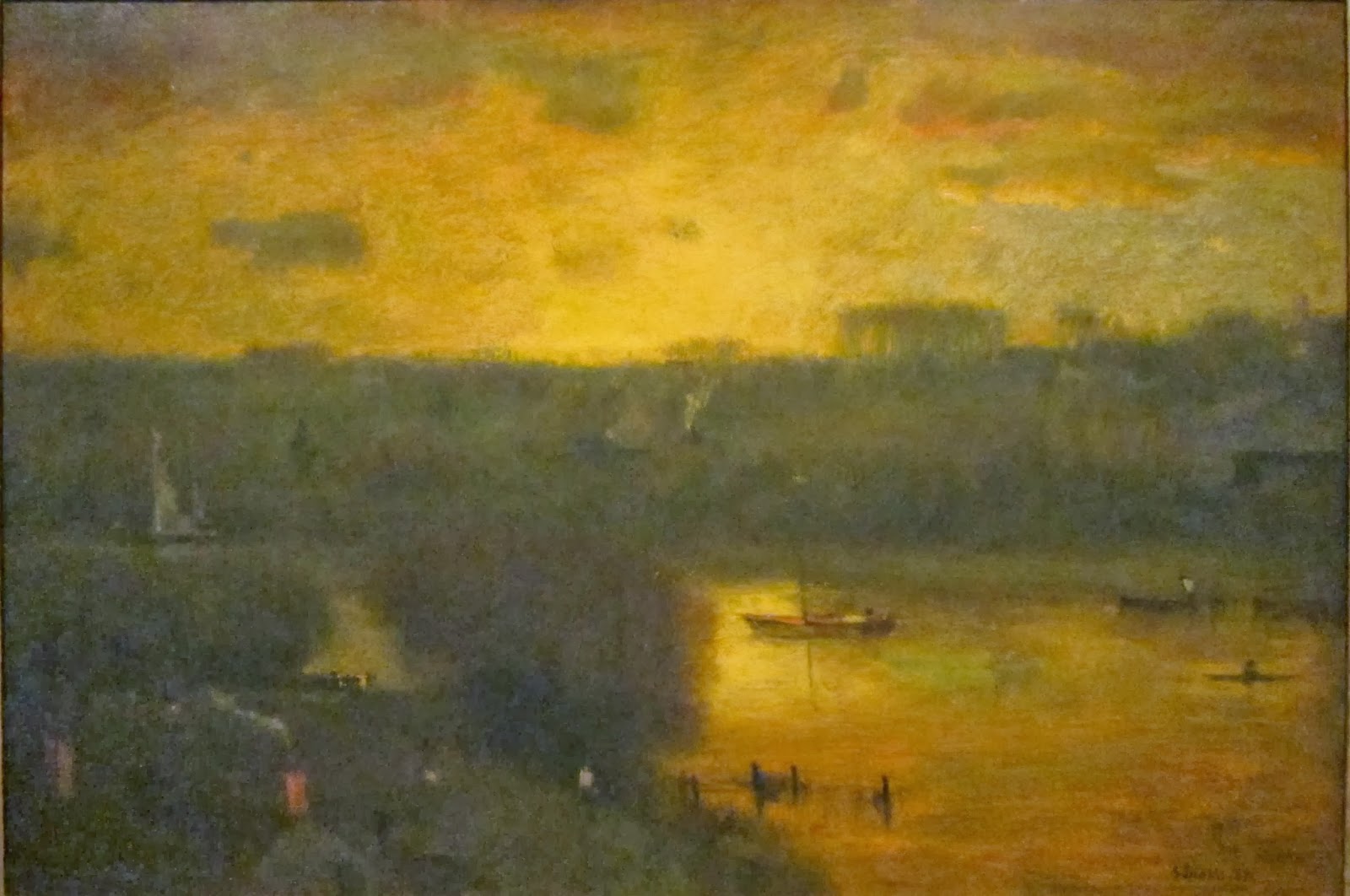 Sous un ciel brouillé: George Inness