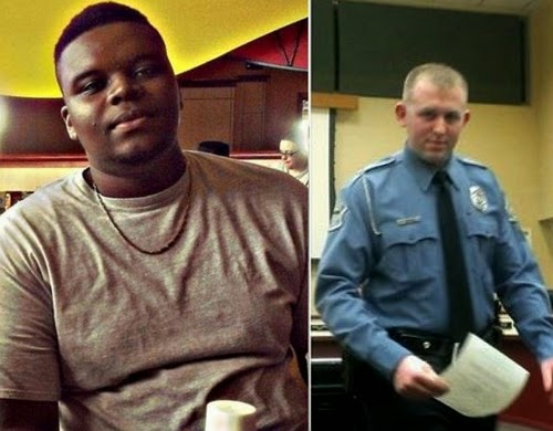 michael brown killer resigned