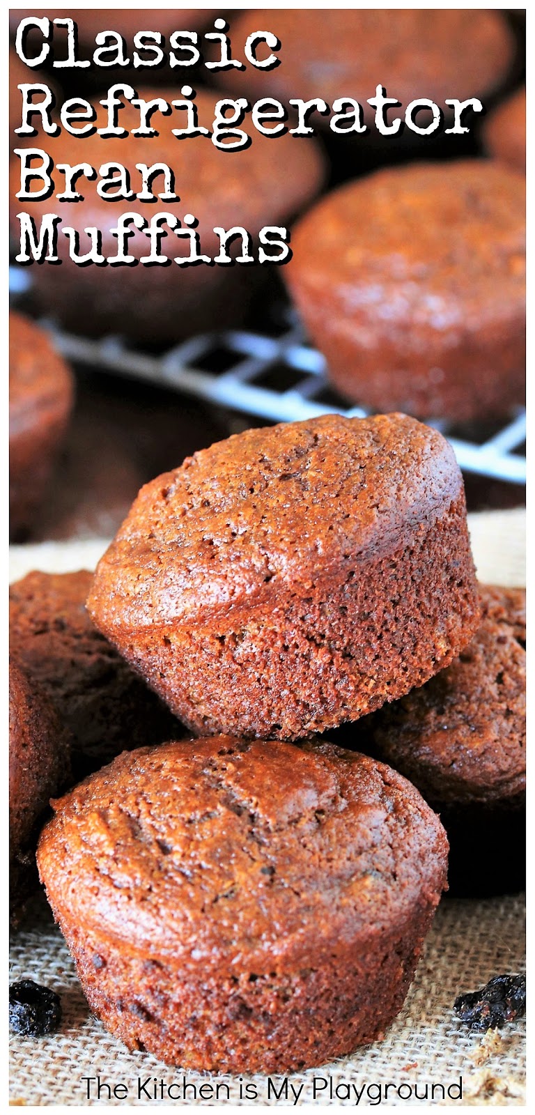 Classic Refrigerator Bran Muffins (with AllBran Cereal & Raisins