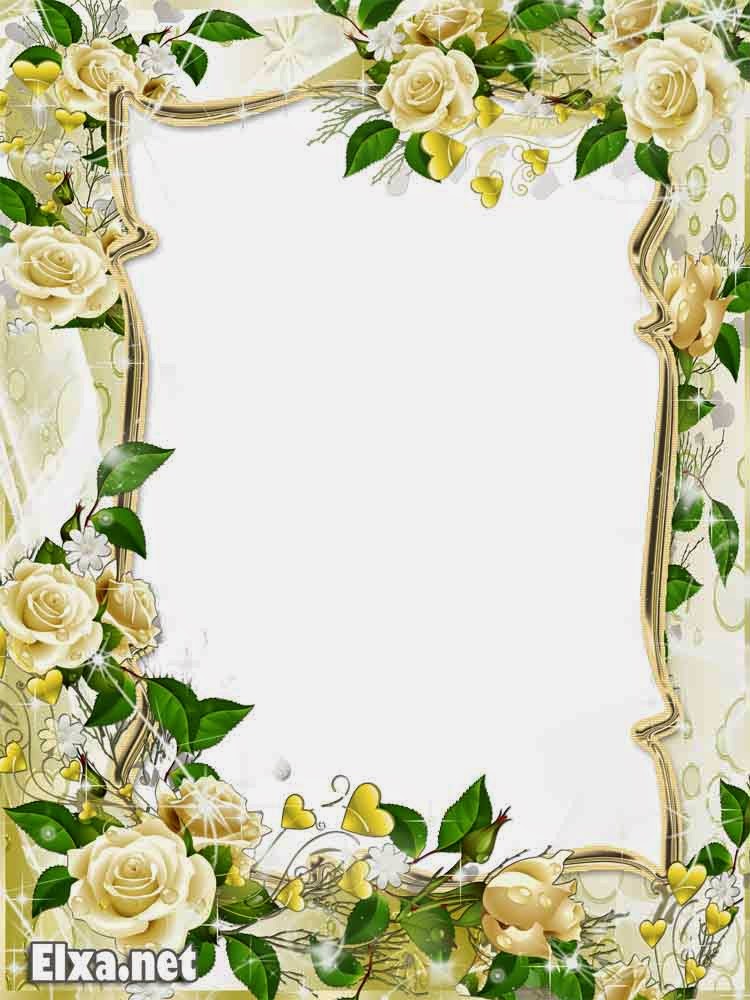 flower frame | Your Blog Description desktop wallpaper (750 x 1000 ...