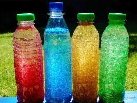 LOS COLORES 🎈 Aprende los colores con globos de colores y botellas de agua  