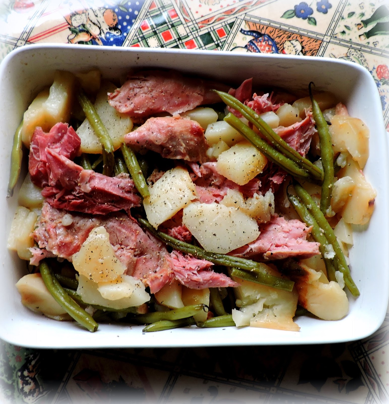 Crock Pot Ham, Beans and Potatoes The English Kitchen