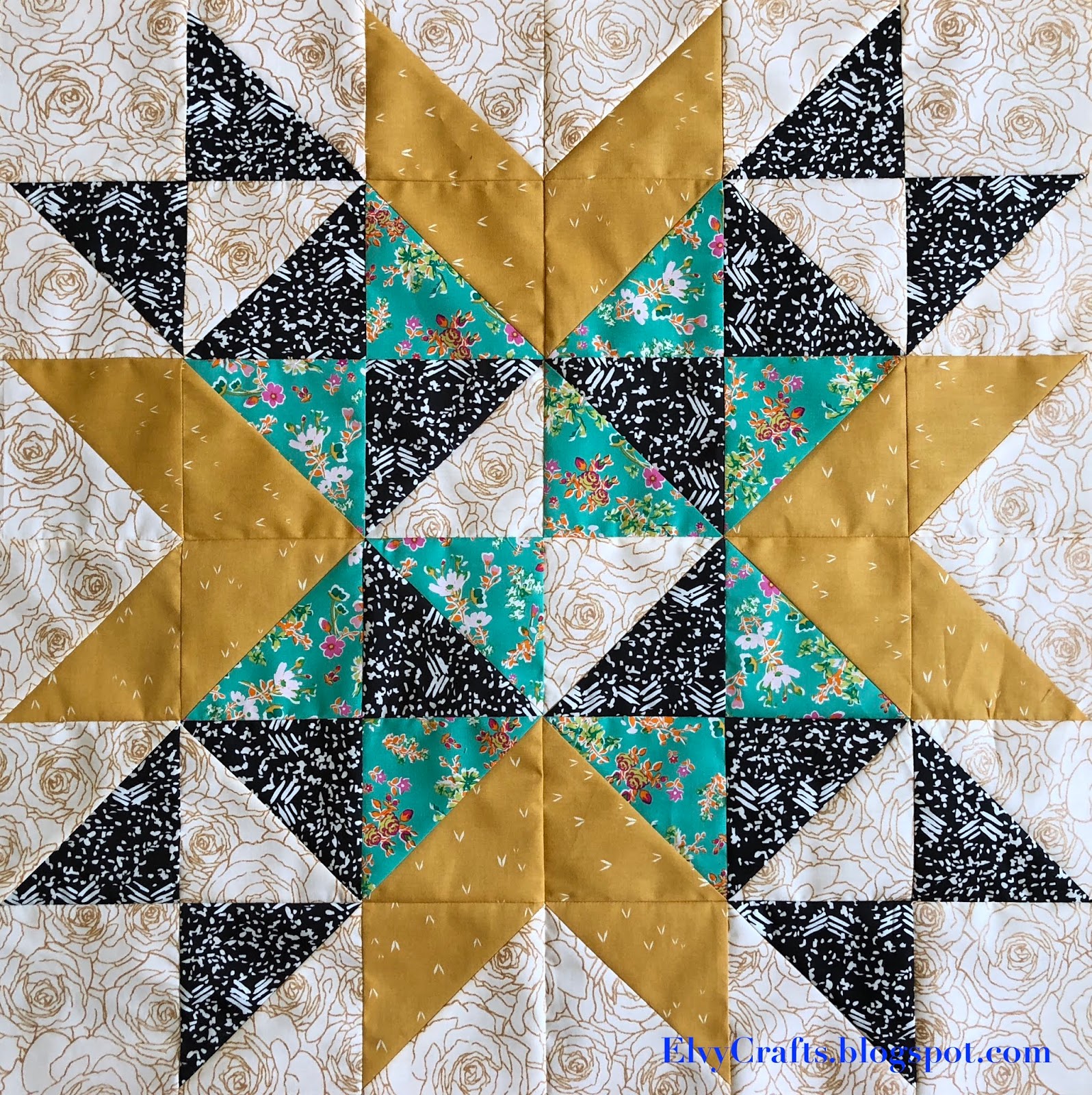 Elvy Crafts: A New Project: The Medallion Quilt
