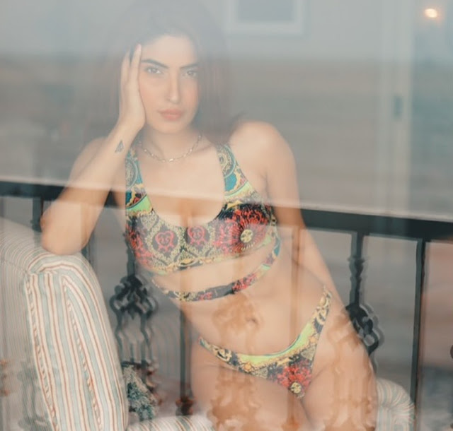 karishma sharma flaunts her sexy figure in bikini - newsdezire