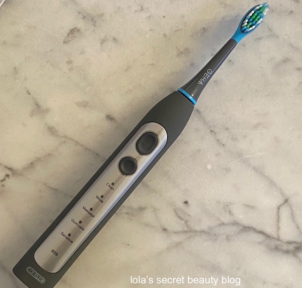 lola's secret beauty blog cariPRO™ Electric Toothbrush Review