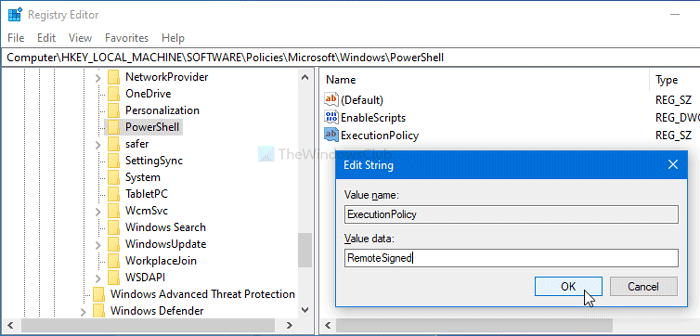 WindowsPowerShellスクリプトの実行をオンまたはオフにする方法