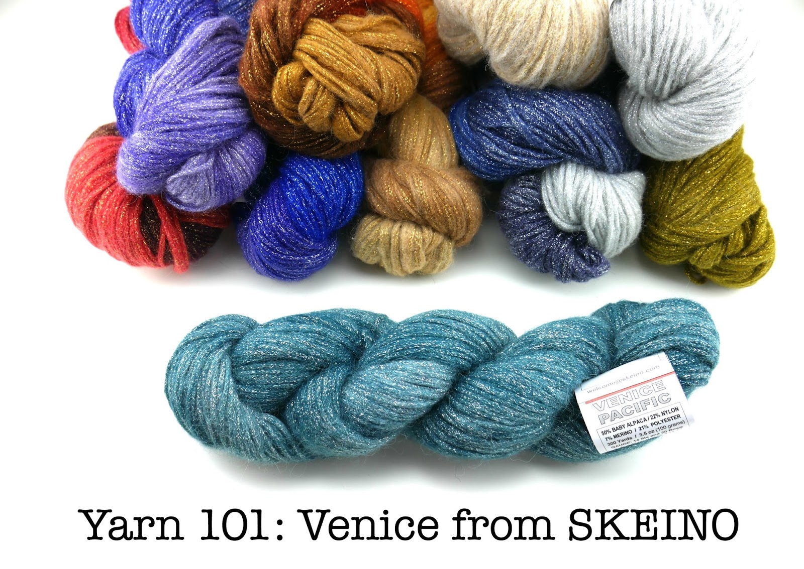 Fiber Flux Yarn 101 Venice from SKEINO