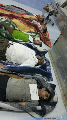The bodies of some of the men executed in Bandar Abbas Central Prison on Sept. 10 2016