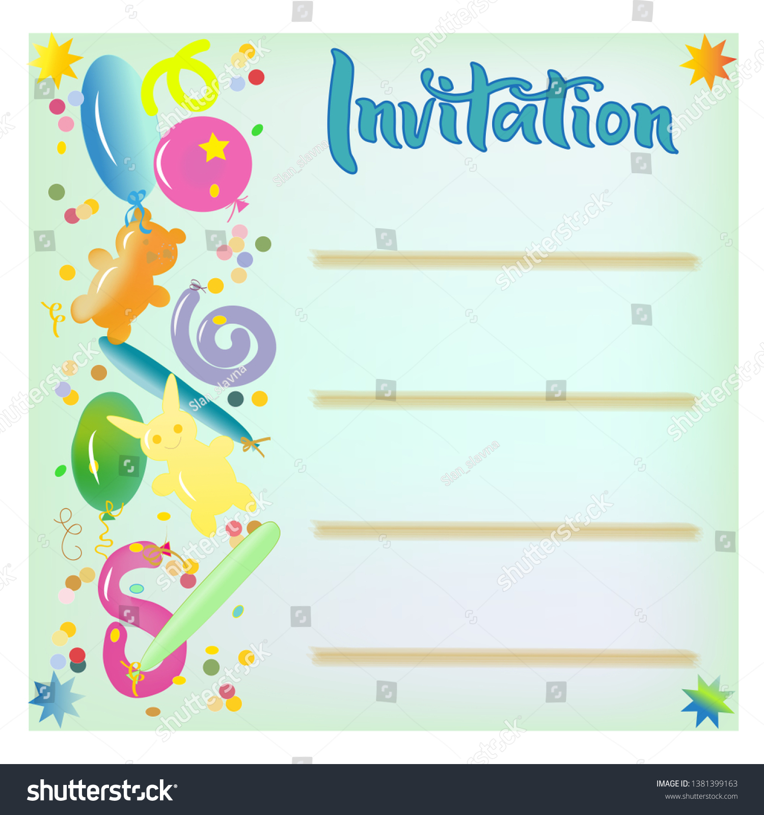 Birthday Party Invitation Letter For Kids Birthday Letter