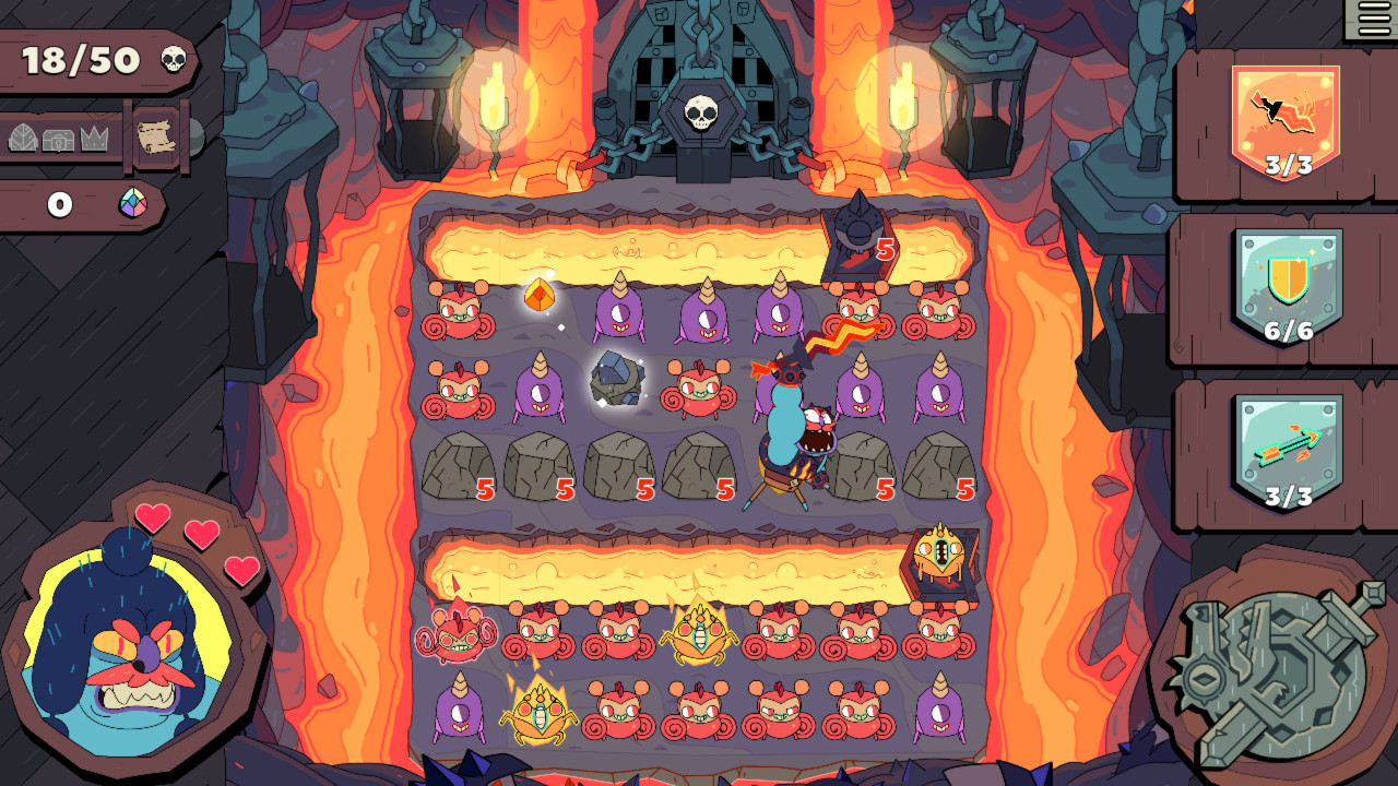 Análise Grindstone (Switch) — derrotando monstros em um puzzle