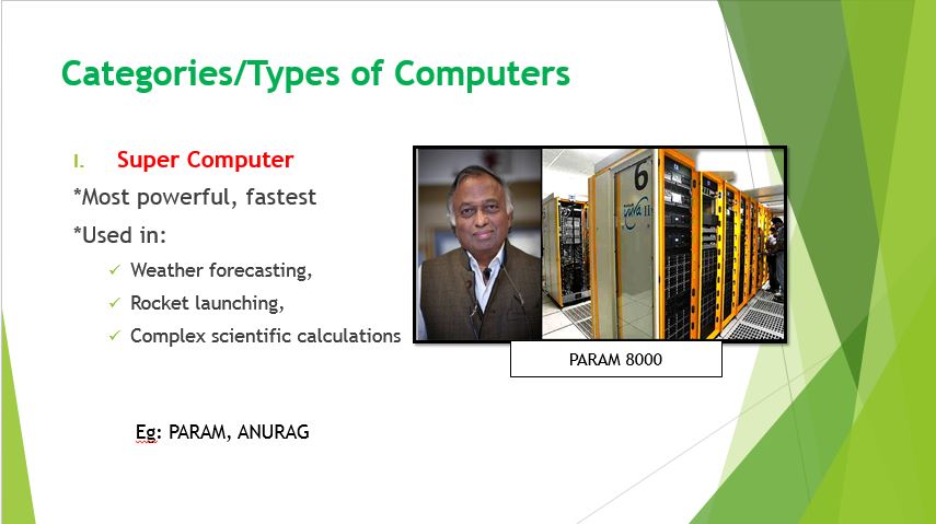Chapter 1, Types of Computers (PPT + Textbook) -Part 1 ~ Computer, VI Std