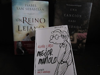 Libros Un reino lejano, Mejor Manolo y Una canción casi olvidada