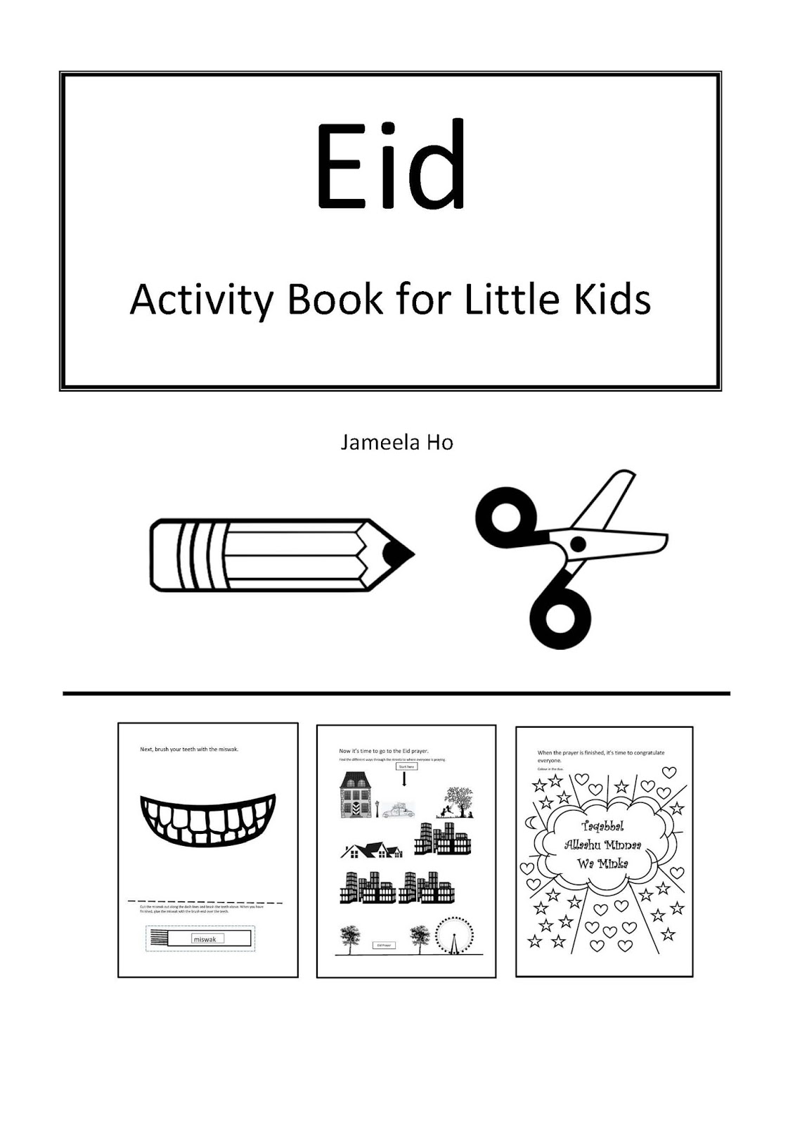 ILMA Education Free Download Eid Activity Book For Little Kids