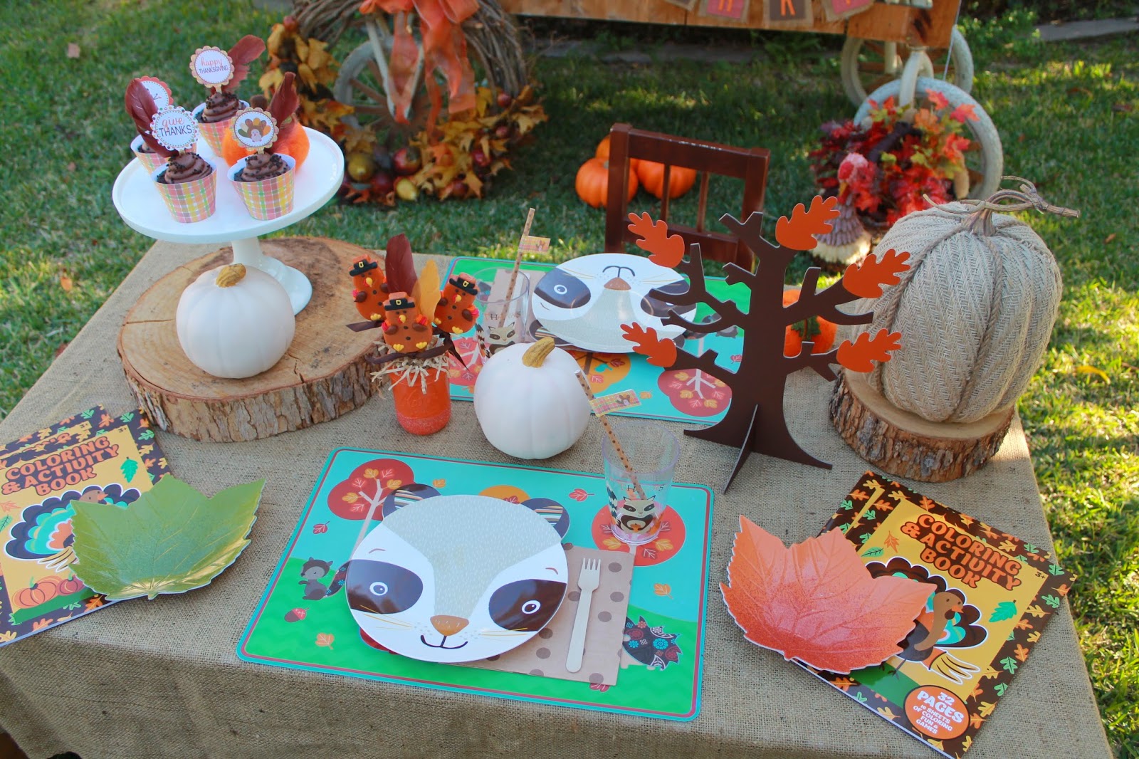 Easy tips for a kid's Thanksgiving table. - LAURA'S little PARTY