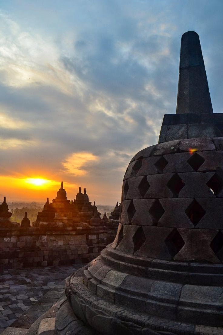 WorldParadise: The beautiful places of borobudur temple, Central Java ...