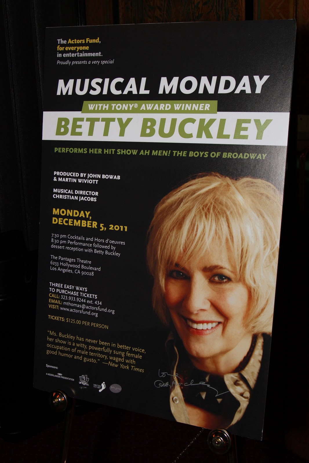 Revisiting Betty Buckley!