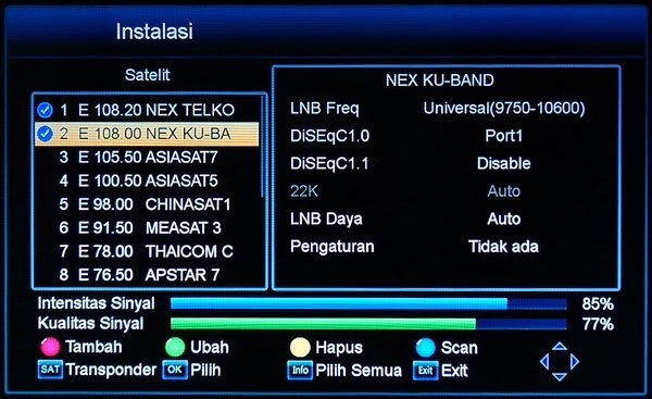 Frekuensi Sinyal Terkuat Nex Parabola Kreasi Parabola Frekuensi Sinyal Terkuat Nex Parabola Kreasi Parabola