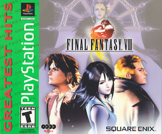 Carátula de Cd-rom de Final Fantasy VIII PlayStation 1, 1999