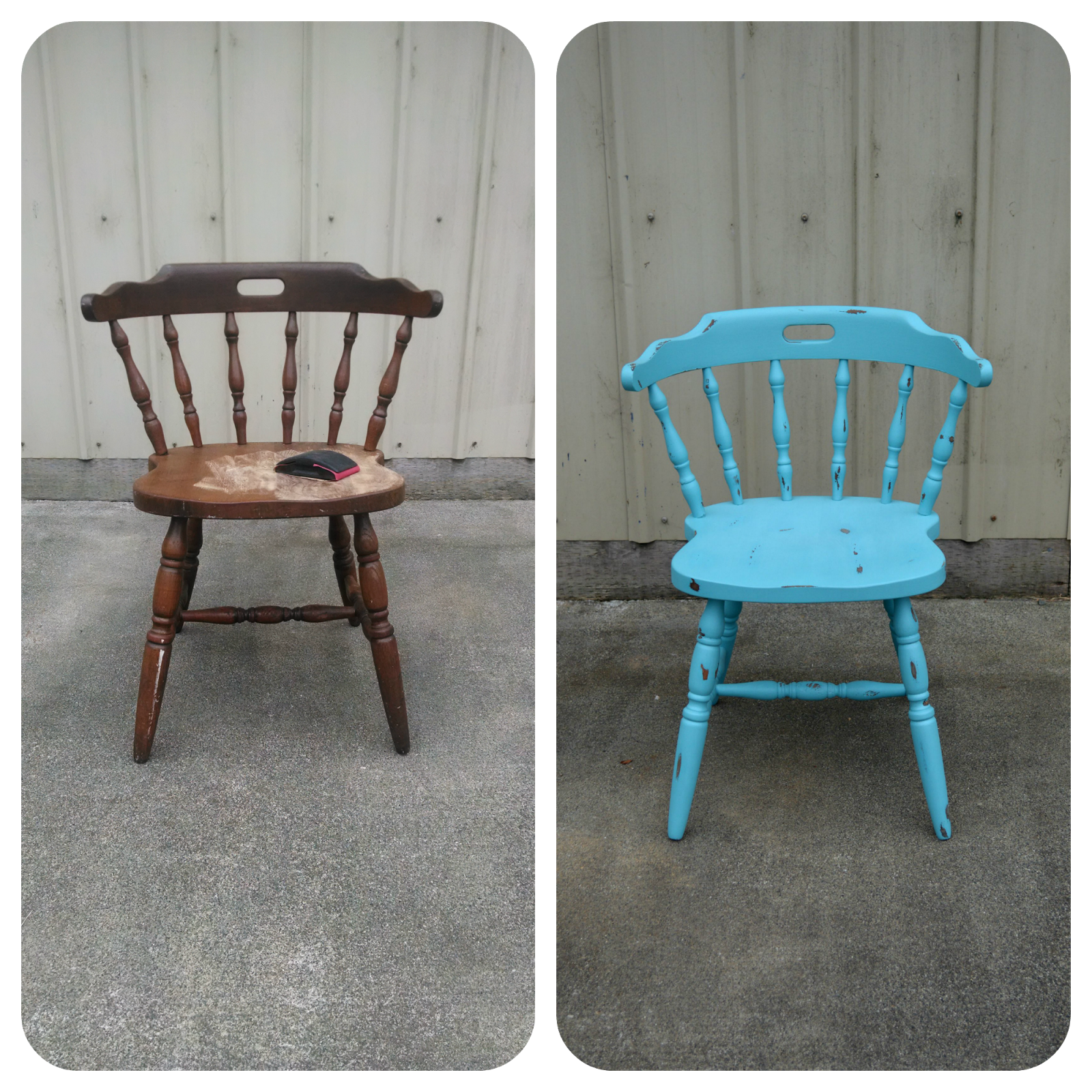 MyWhiskeyDreams Reality DIY Chalk paint and distressing a chair