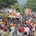 धूमधाम से नगर में विरोज श्रीगणेश, बैण्डबाजों और आतिशबाजी के साथ अगवानी