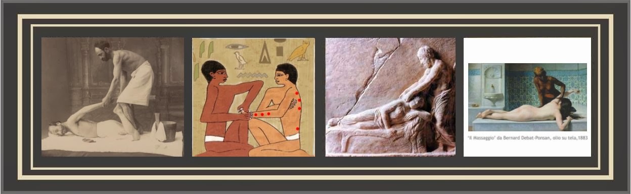Lo schema di massaggio per la persona da rughe