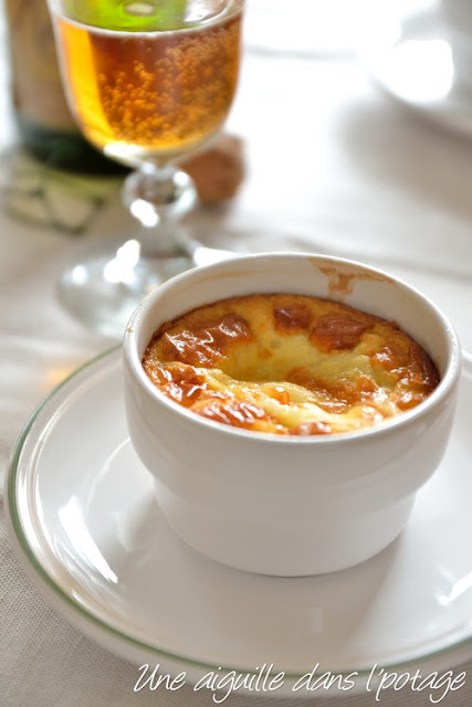 Moelleux au cidre, coeur chaource