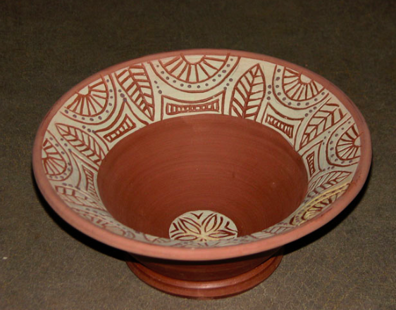 ورشة الخزاف البطانة كمعالجات لونية للسطح الخزفي