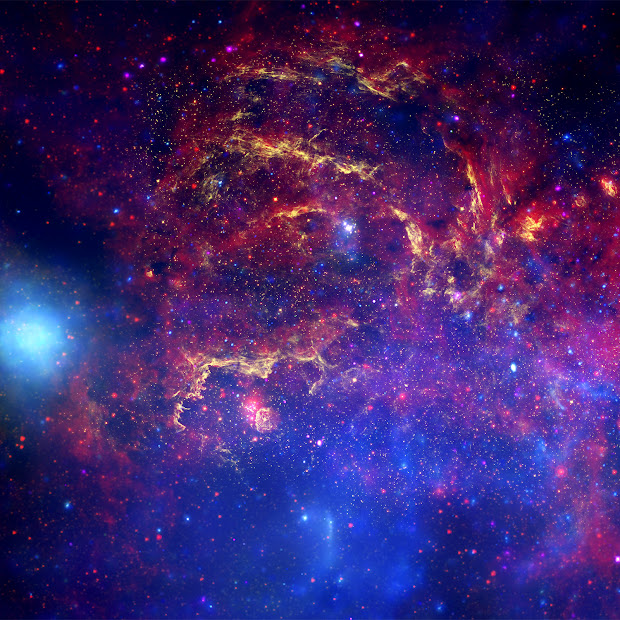 Stunning composite image of the core of the Milky Way Galaxy