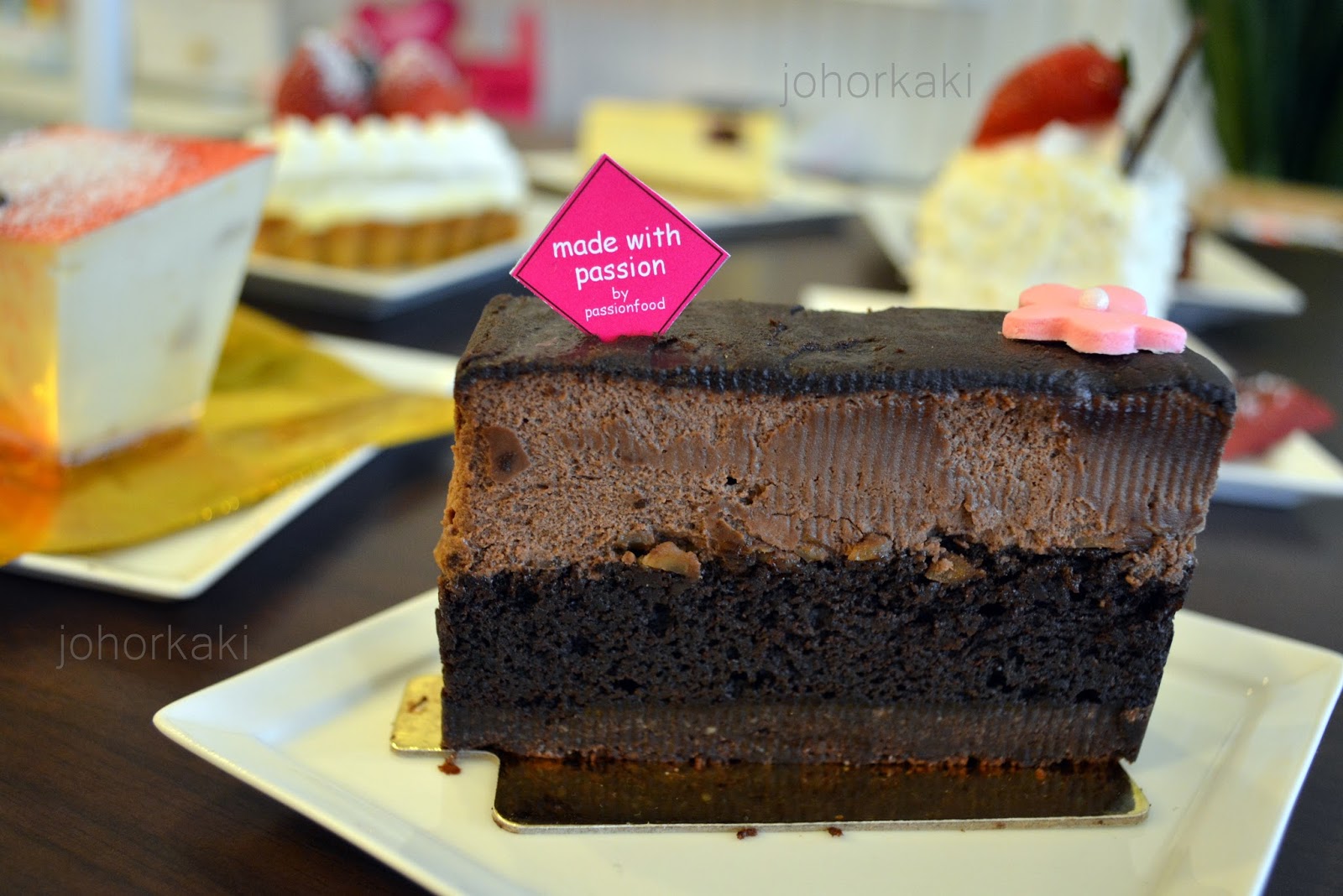 Cakes and Coffee at Passionfood in Taman Pelangi, Johor Bahru Tony