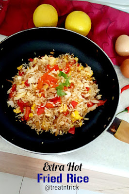 Extra Hot Fried Rice Recipe @ treatntrick.blogspot.com