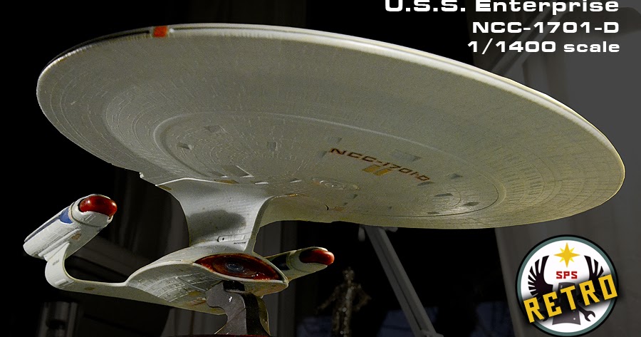 Star Trek Enterprise D 1/1400 Scale Clear Hull Phaser Strip Set 1:1400 