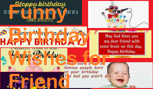 Funny Birthday Wishes for Friend