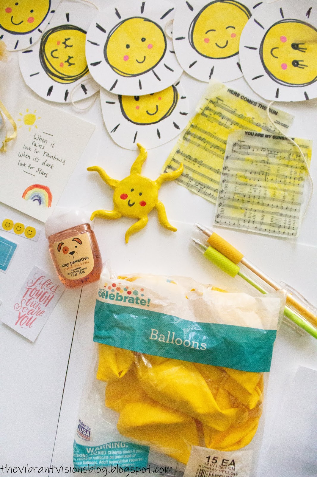 the Vibrant Visions blog: "Bag of Sunshine" DIY Gift + Free Printable ...