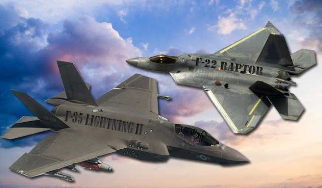 16 PERBEDAAN F-22 RAPTOR DENGAN F-35 LIGHTNING II