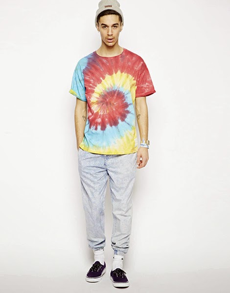 Tie dye para homem Clearance