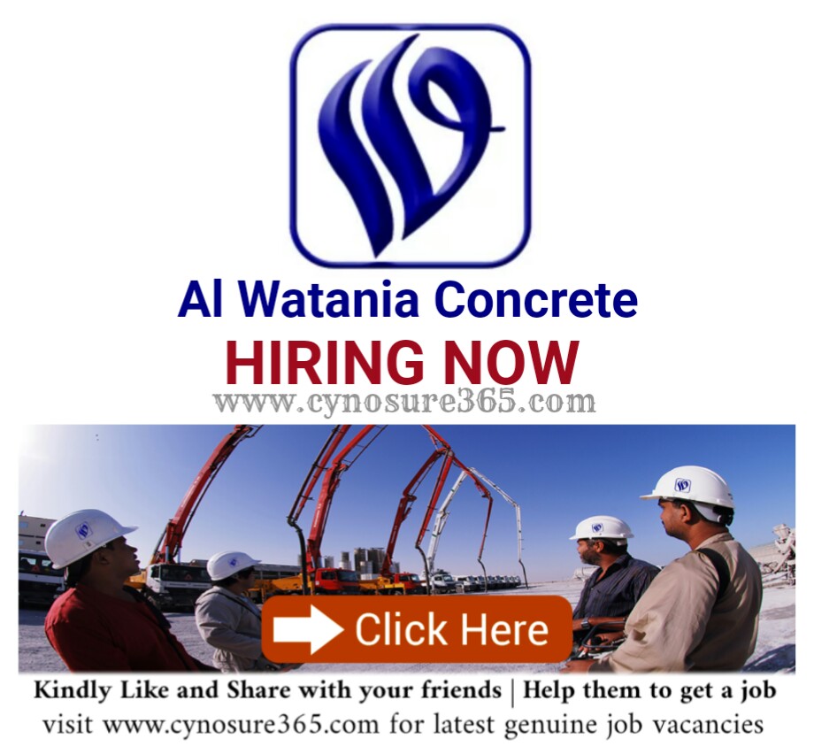ALWATANIYA CONCRETE JOB VACANCIES QATAR CYNOSURE365