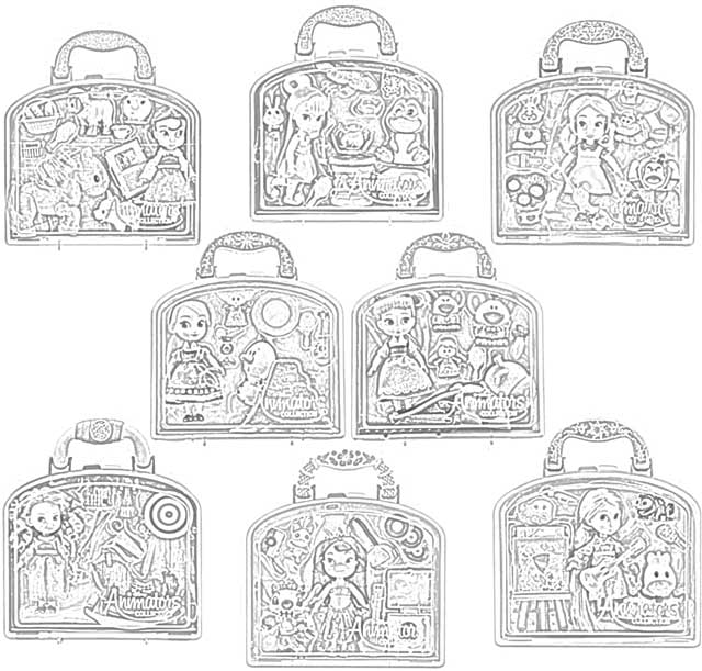Coloring Pages Disney Animators Gift Set Coloring Pages Free and
