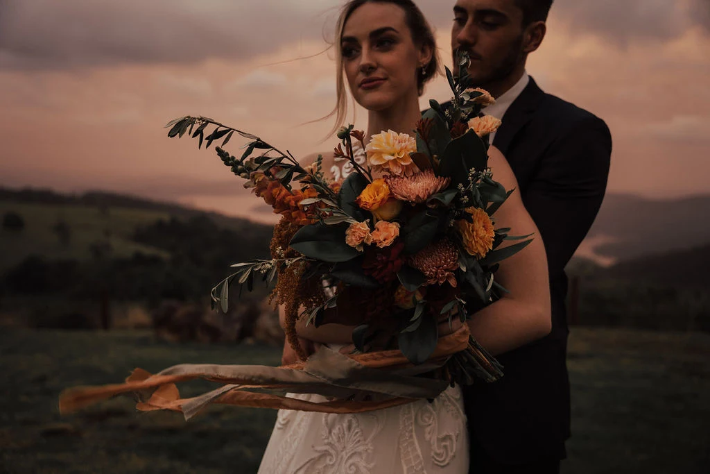 bird and boy photography wedding gold coast floral design venue grazing platter bridal gown suit cake