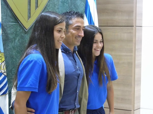 Antonio Contreras, Raquel y Ruth - Málaga Femenino -: "Queremos conseguir sumar los tres puntos"