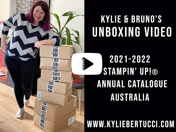 Kylie and Bruno's Stampin' Up!® Unboxing Video New Products