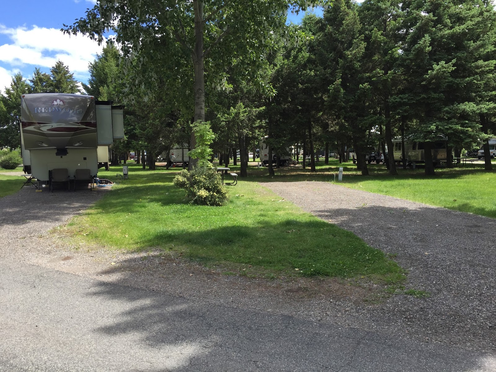 BLUE SKY AHEAD Jim & Mary's RV Park, Missoula, MT