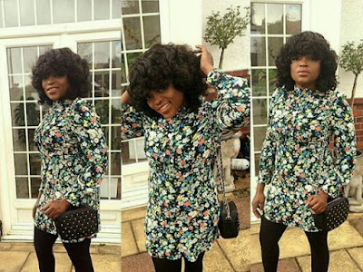 Funke Akindele Looks Stylish in a London Photo