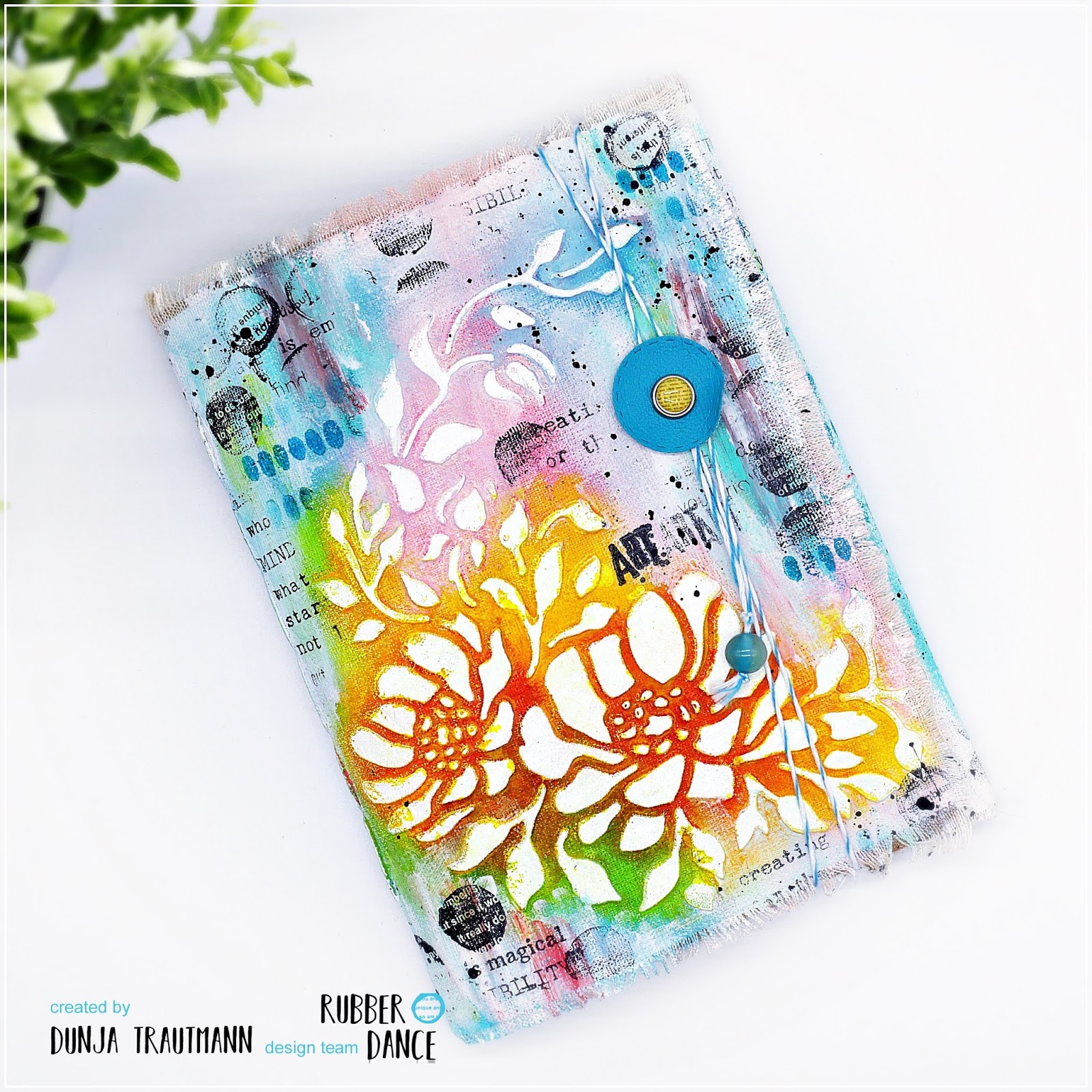 handmade Art Journal Cover by Dunja