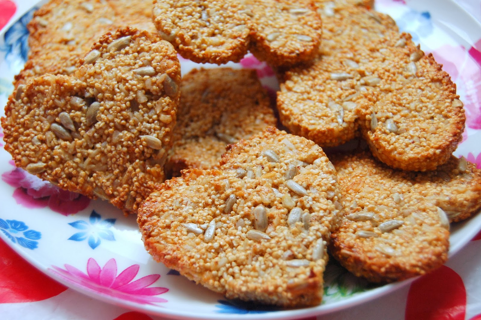 Szybkie ciasteczka amarantusowe bez cukru i bez tłuszczu