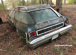 Rear tailgate on the 1974 Caprice features the glide-away option.