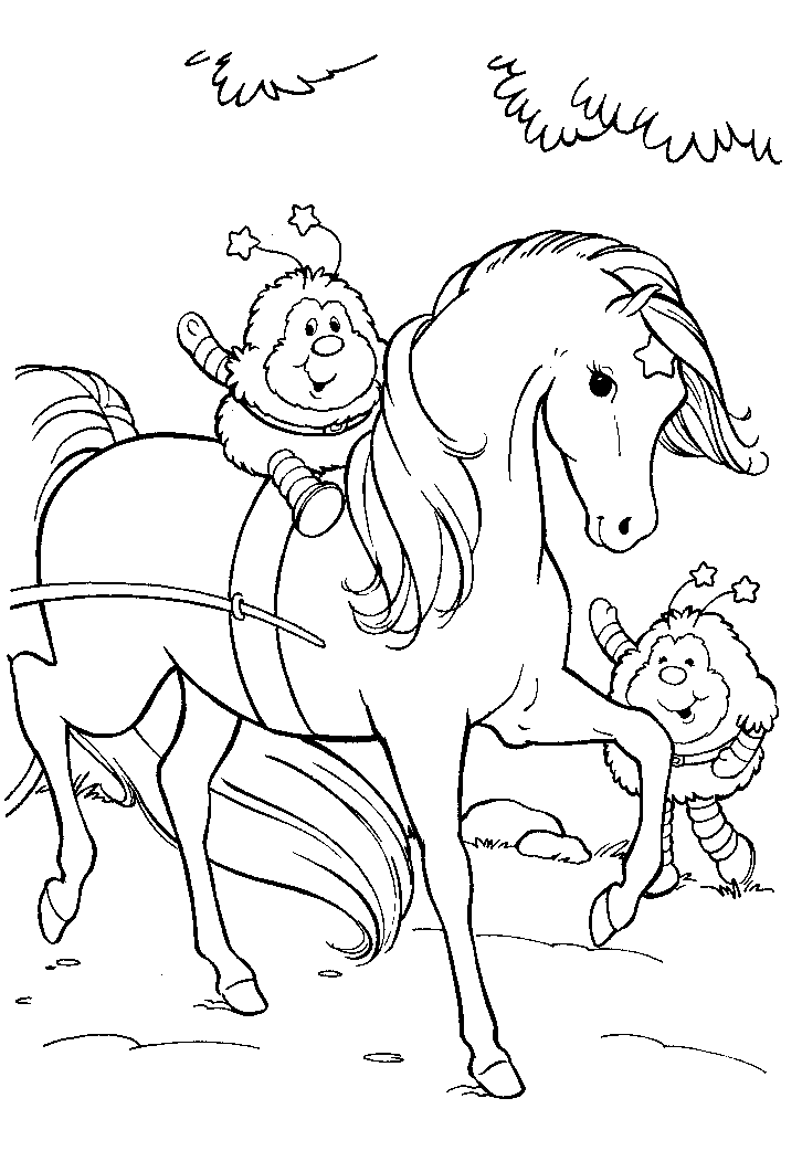Free Unicorn Coloring Pages - KH Author