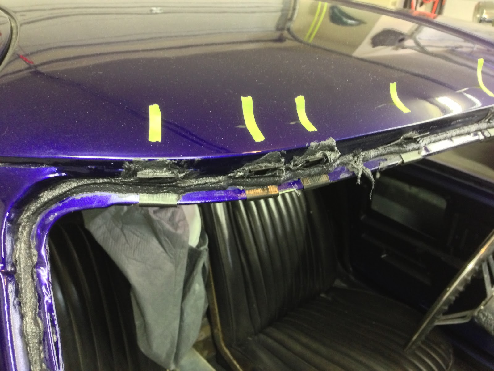 1963 Corvette Sting Ray Split Window Coupe Restoration Windshield