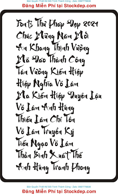 Download fonts Thuphapthanhcong-stockdep.com